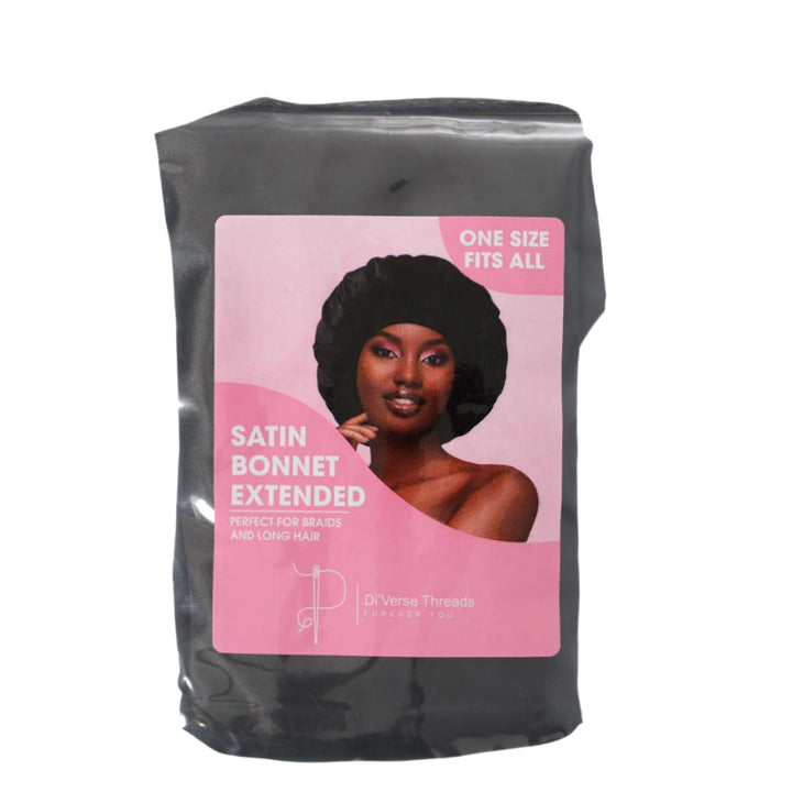 Satin Bonnet - Black