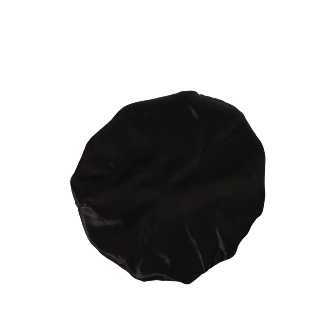 Satin Bonnet - Black