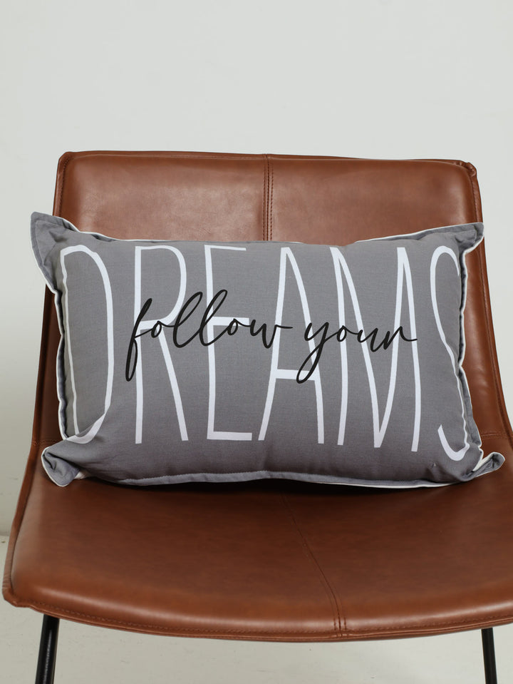 Follow Your Dreams Printed Scatter Cushion
