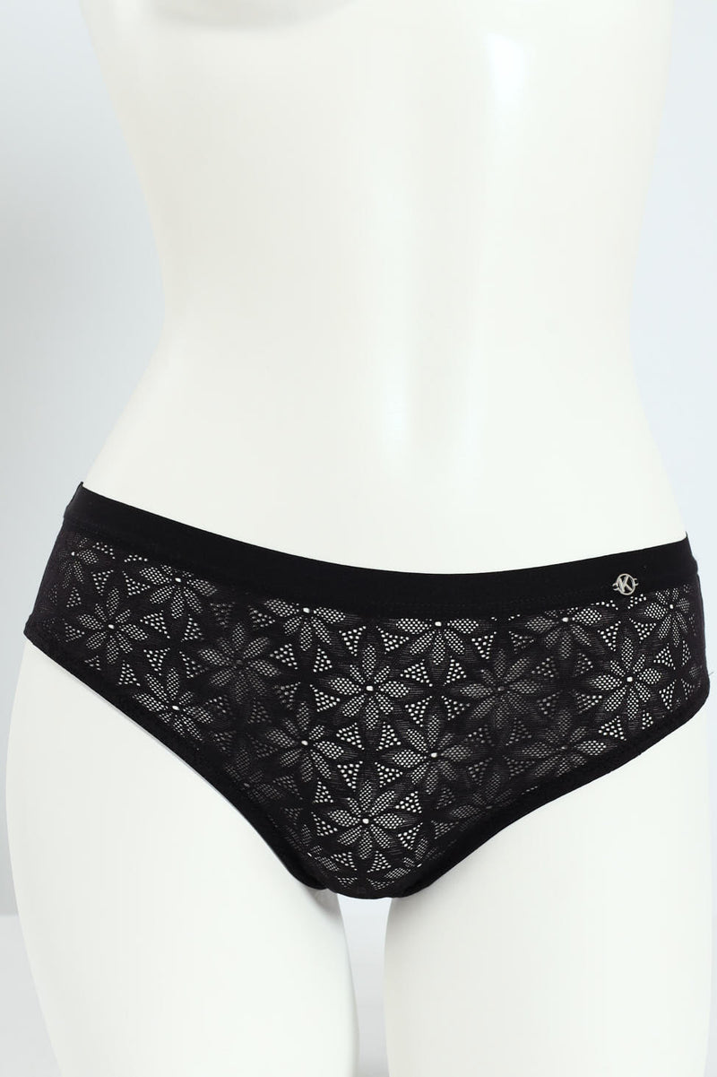 3 Pack Microfibre & Lace Low Rise Boyleg Panties