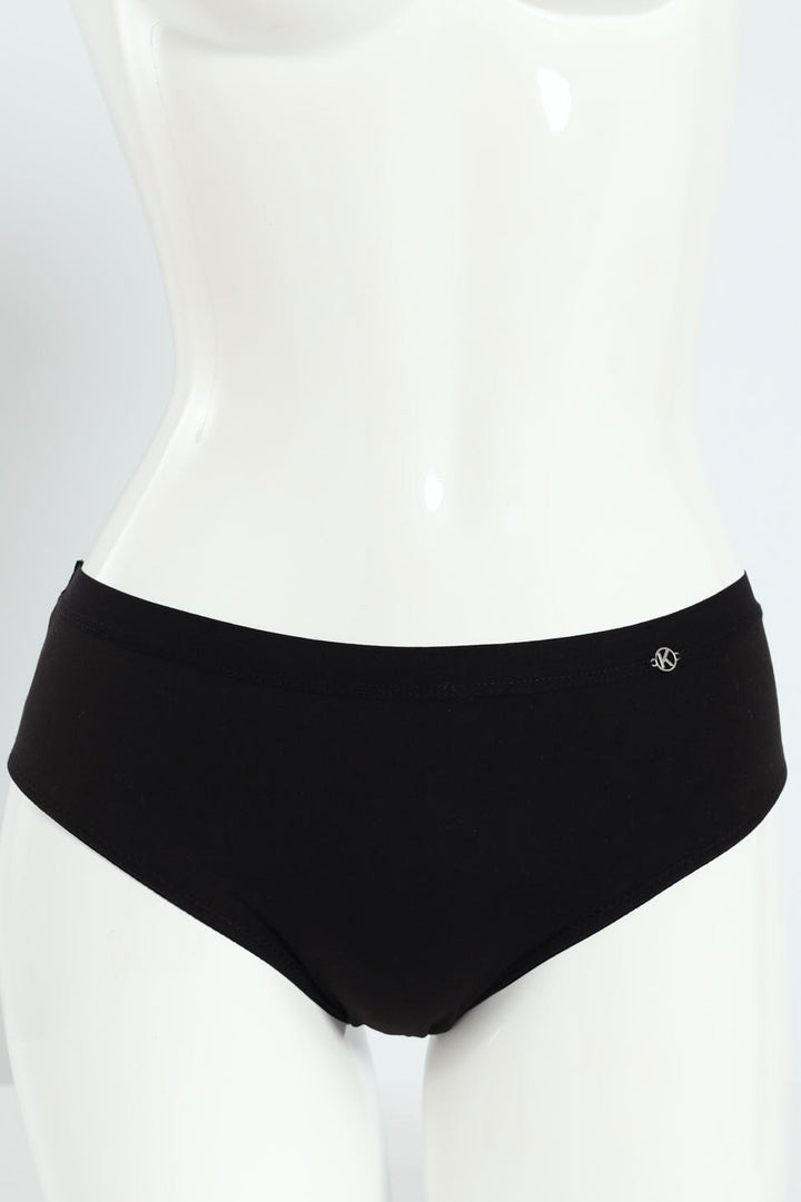 3 Pack Microfibre & Lace Low Rise Boyleg Panties