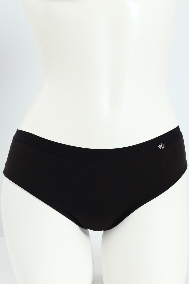 3 Pack Microfibre & Lace Low Rise Boyleg Panties