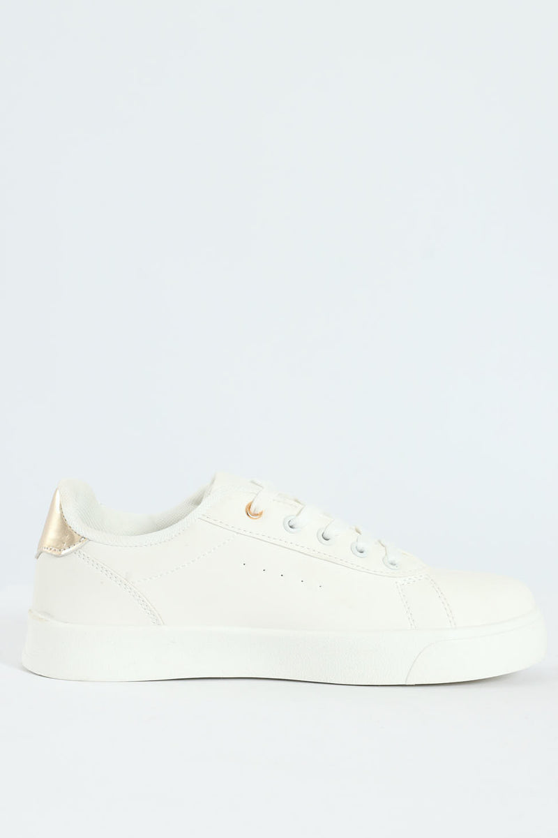 Girls Chunky Sneaker - White