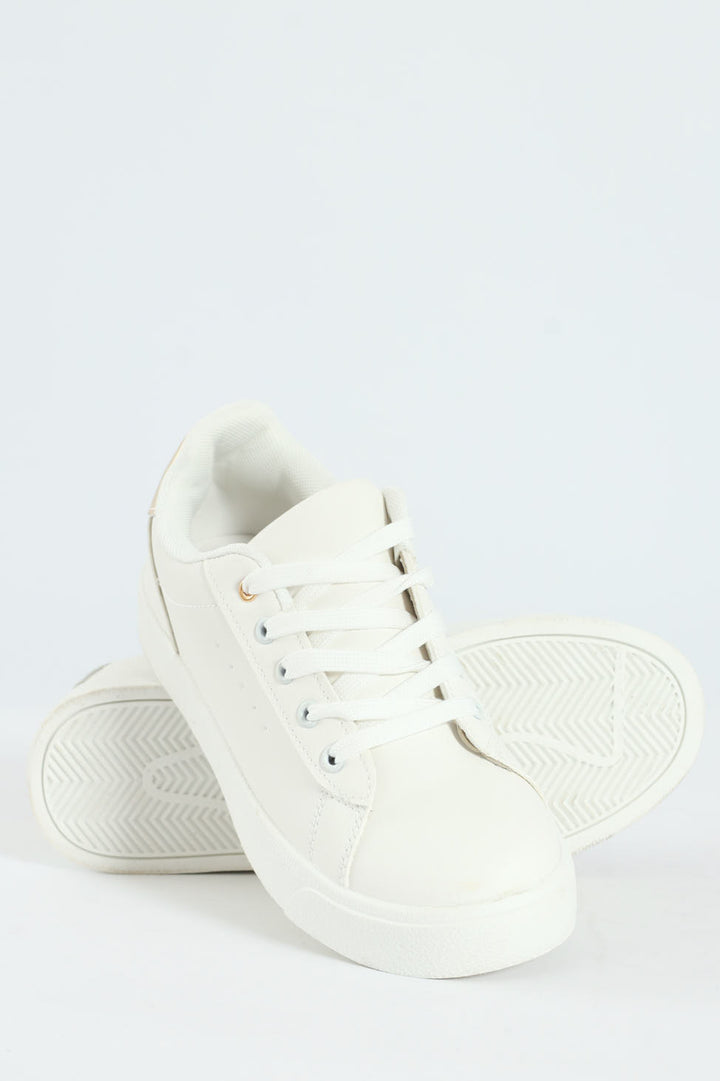 Girls Chunky Sneaker - White