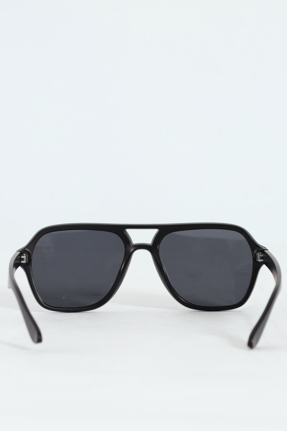 Retro Aviator Sunglasses - Black