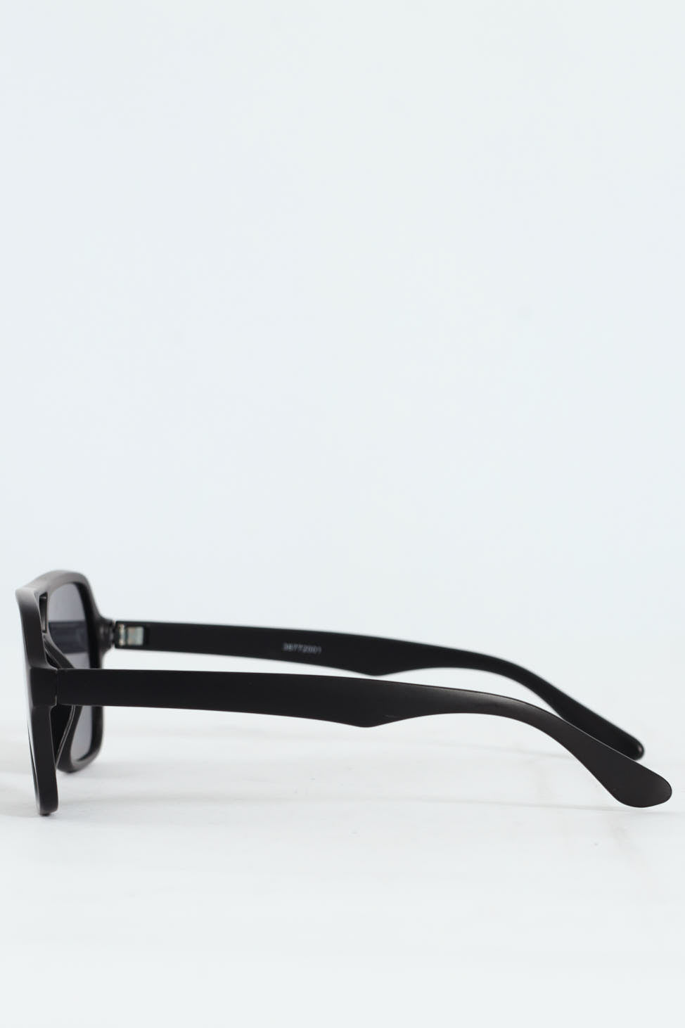 Retro Aviator Sunglasses - Black