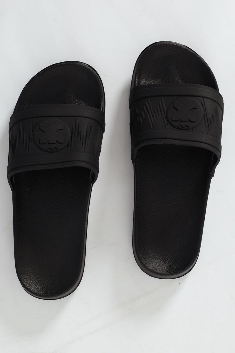 Rubber Upper Pool Slide - Black