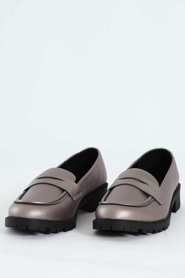 Chunky Loafer - Pewter