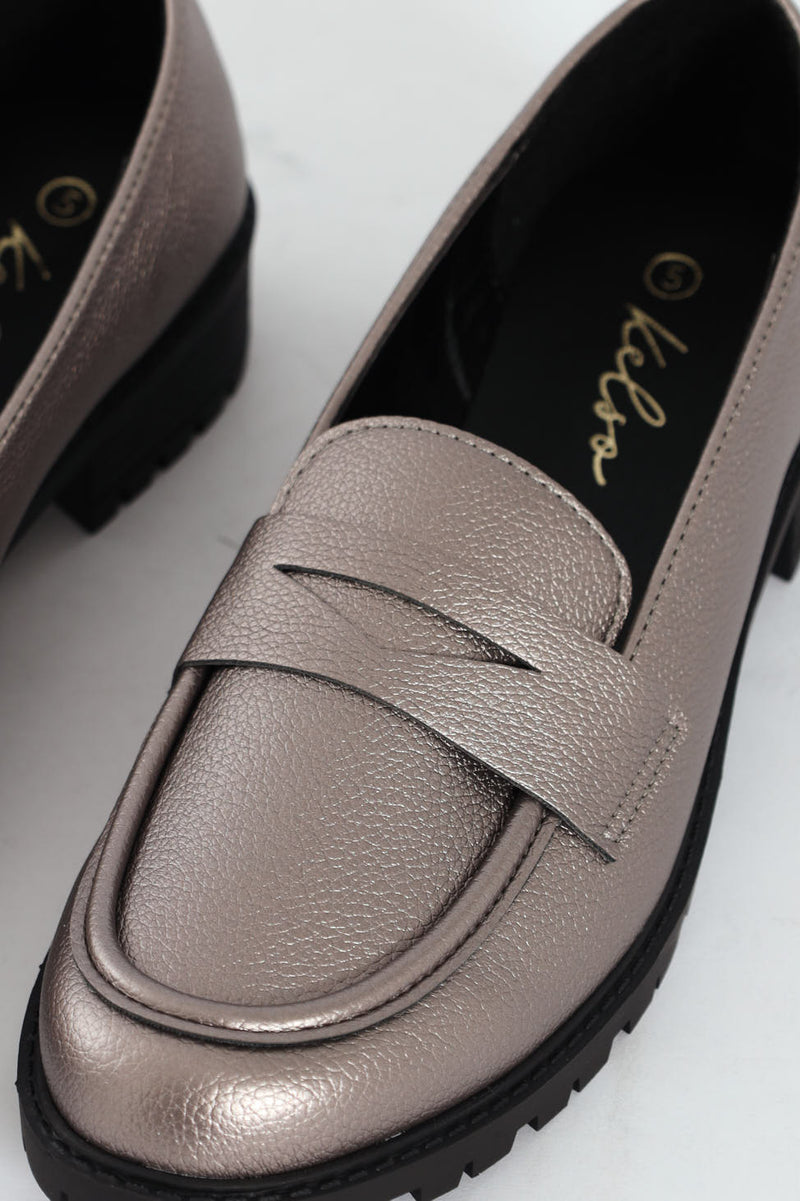 Chunky Loafer - Pewter