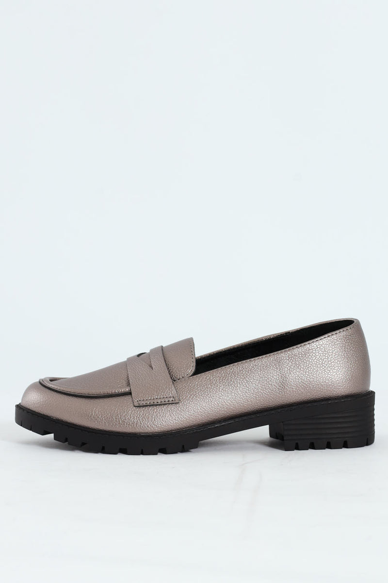Chunky Loafer - Pewter