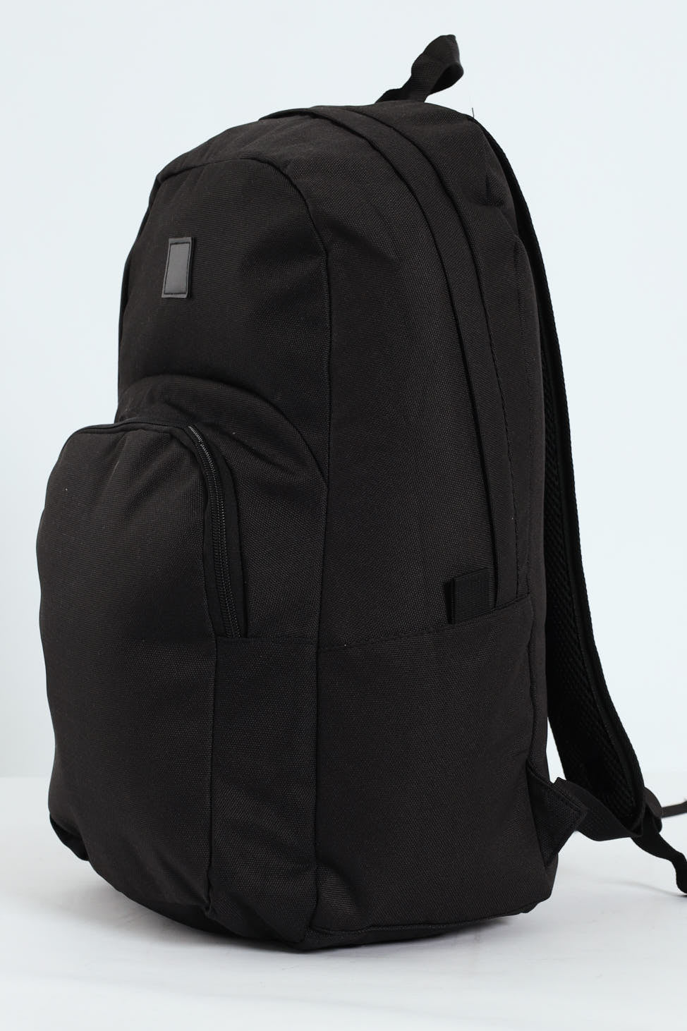 Basic Front Pocket Backpack - Black