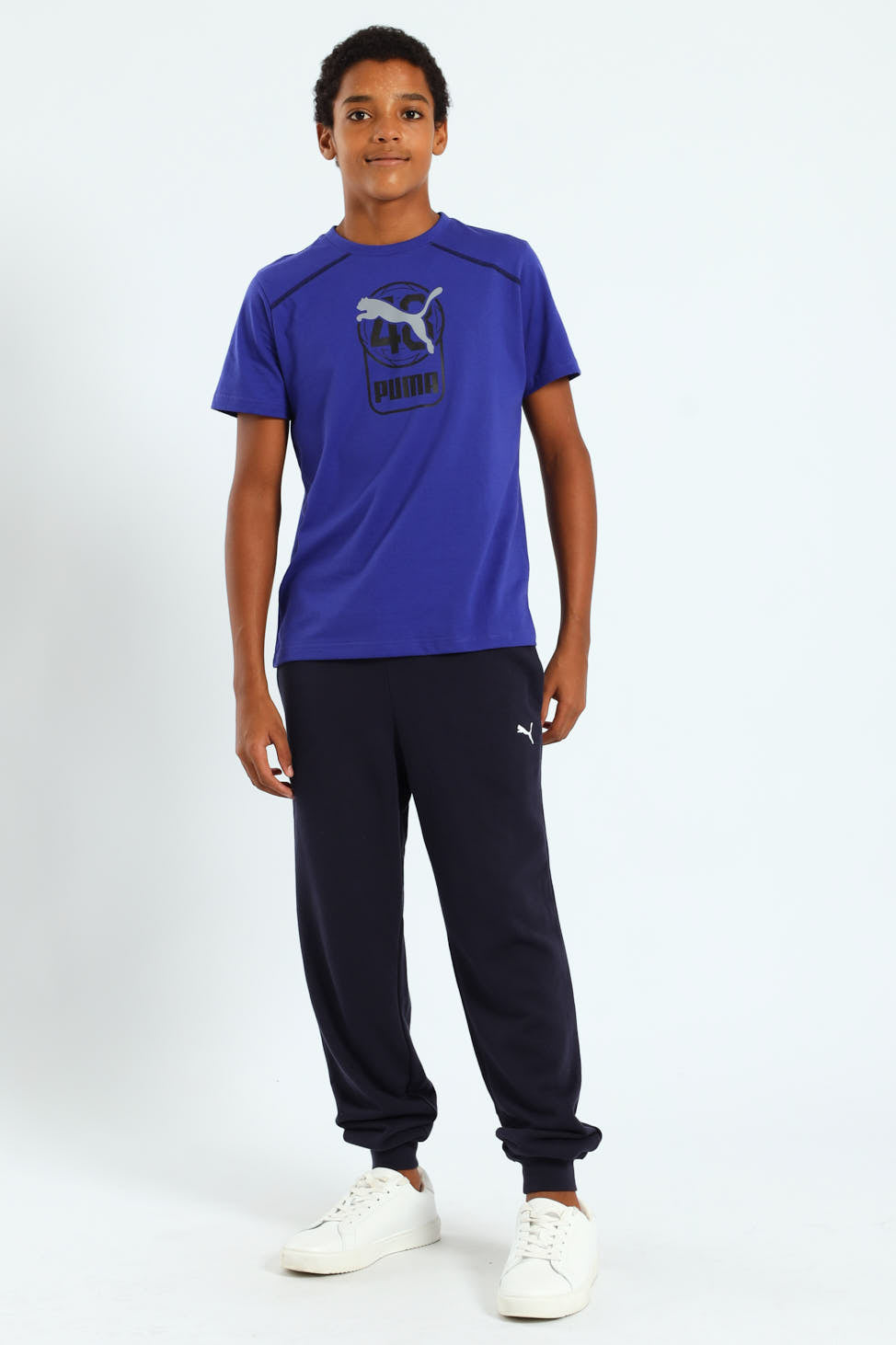 Boys Active Sports Graphic Tee - Blue