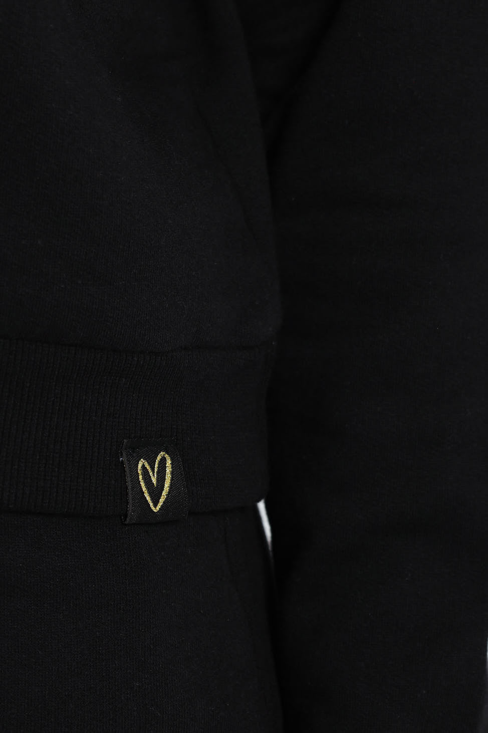 Girls Fleece Top - Black