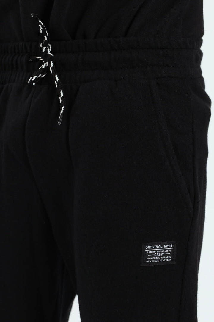 Boys Fleece Jogger - Black