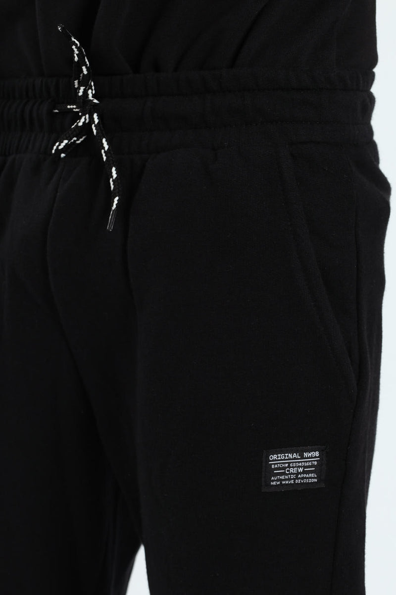 Boys Fleece Jogger - Black