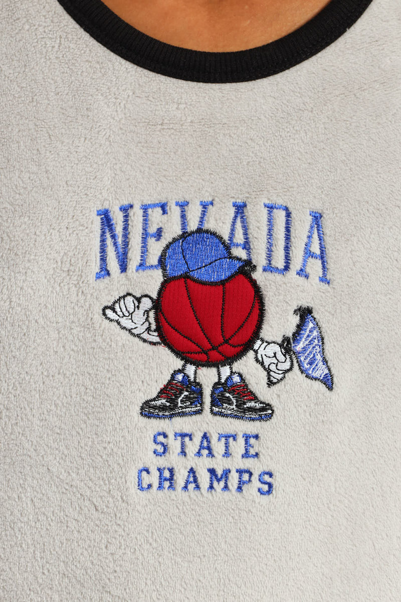 Boys Nevada State Champs Print Sleep Set - Grey