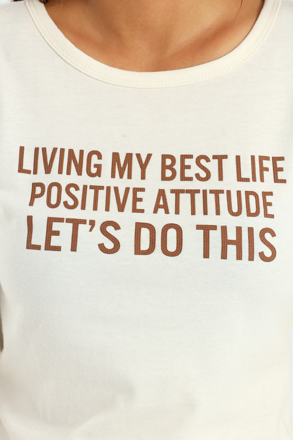 Girls Long Sleeve Regular Tee - White