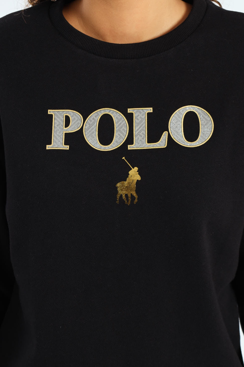 Girls Wendy Fleece Top - Black