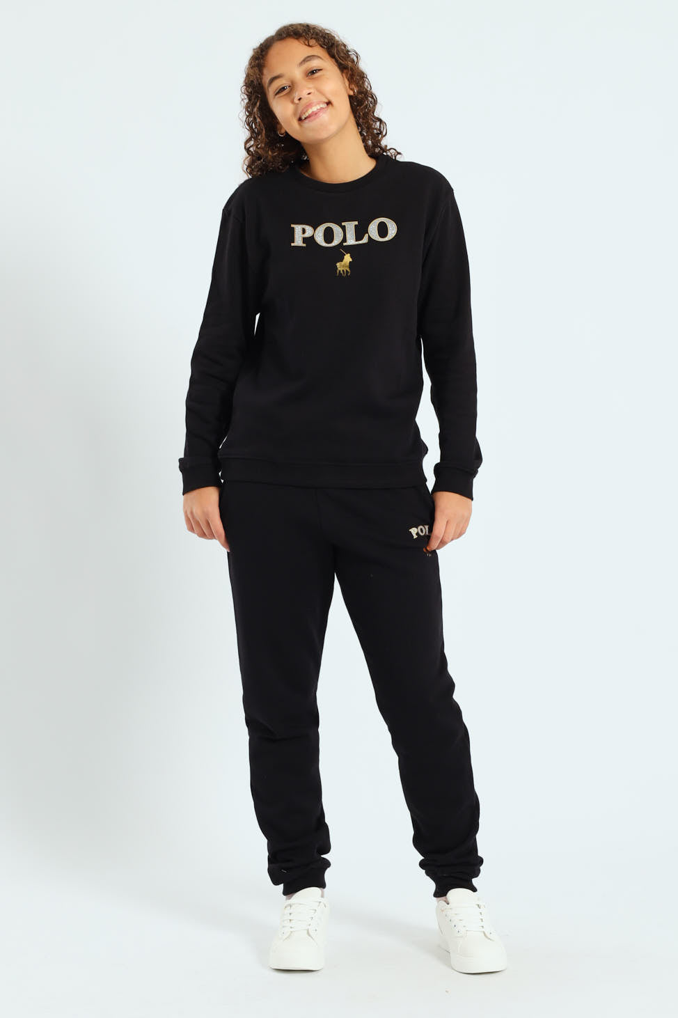Girls Wendy Fleece Jogger - Black