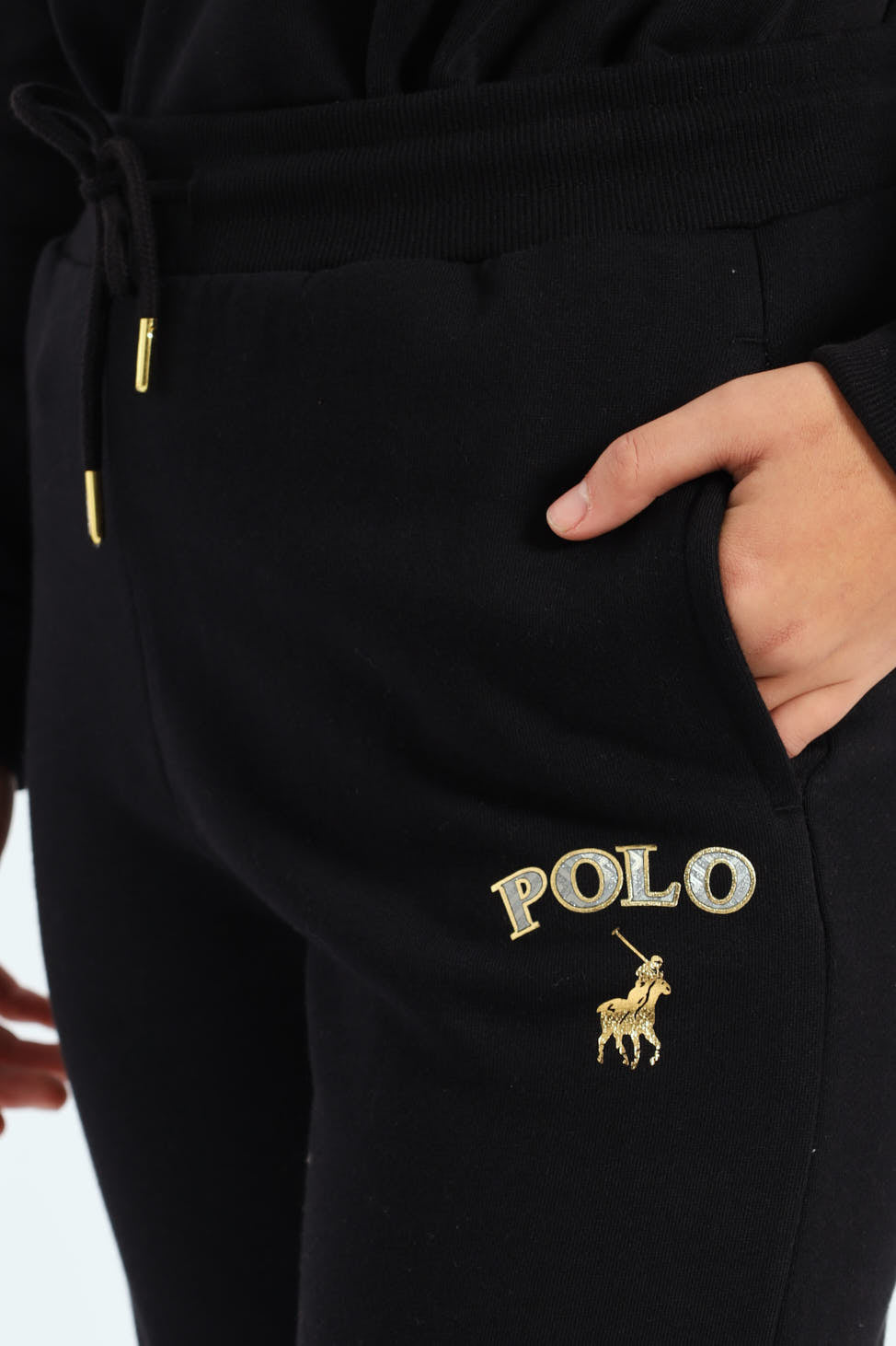 Girls Wendy Fleece Jogger - Black