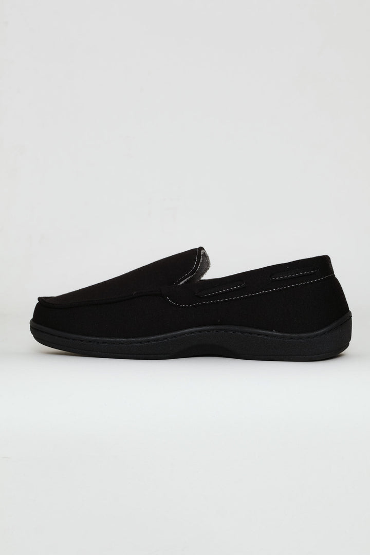 Barry Closed Back Slipper - Black
