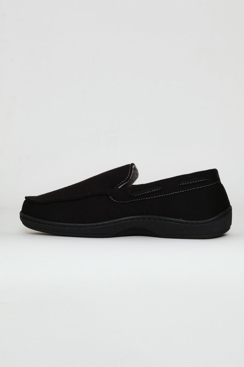Barry Closed Back Slipper - Black