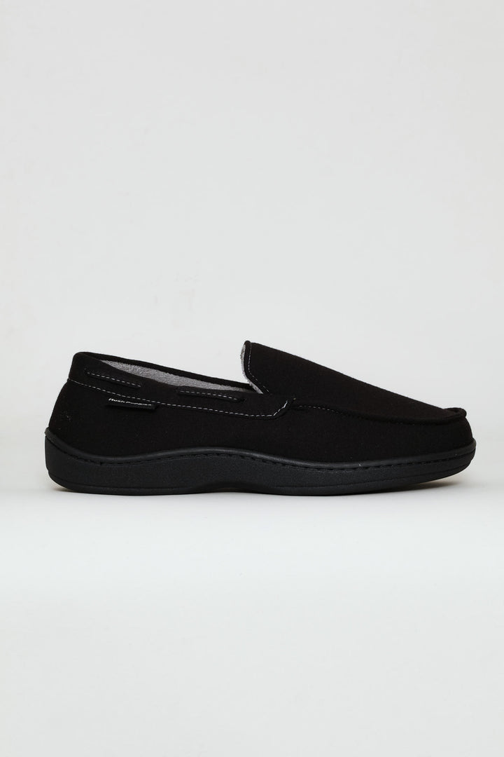 Barry Closed Back Slipper - Black