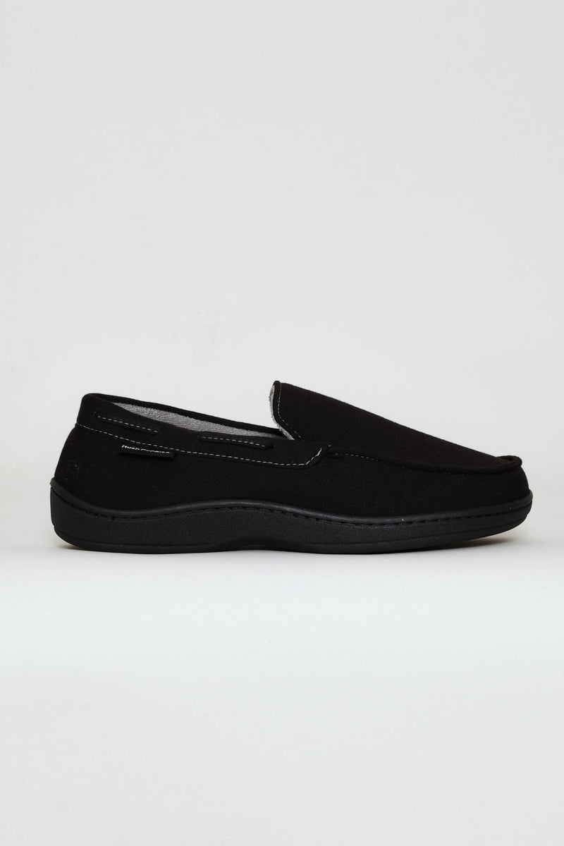 Barry Closed Back Slipper - Black