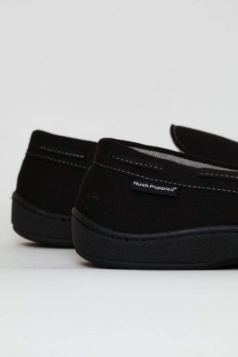 Barry Closed Back Slipper - Black