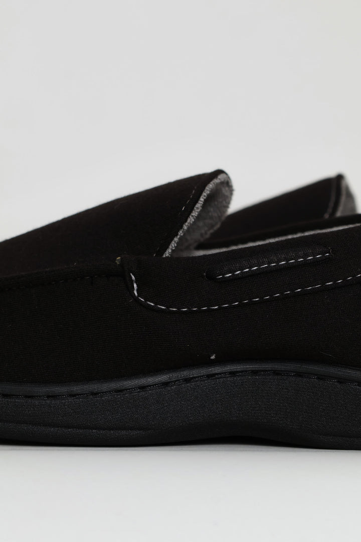 Barry Closed Back Slipper - Black