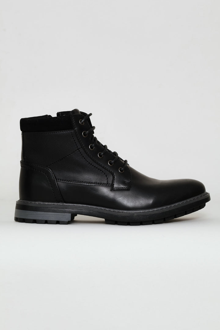 Padded Worker Boot - Black