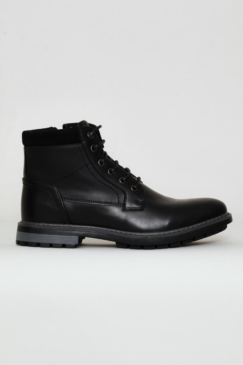 Padded Worker Boot - Black