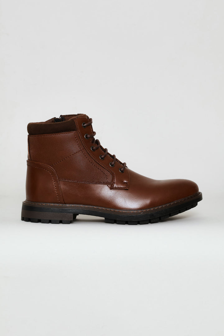 Padded Worker Boot - Chocolate
