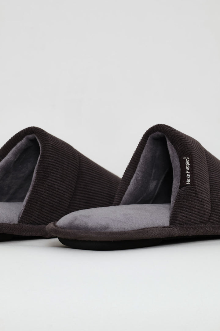 Manuel Open Back Slipper - Grey
