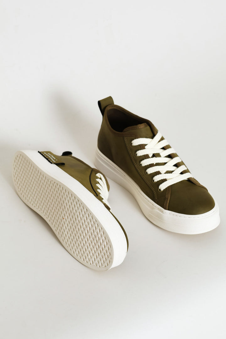 Alistair Hi Top Sneaker - Olive