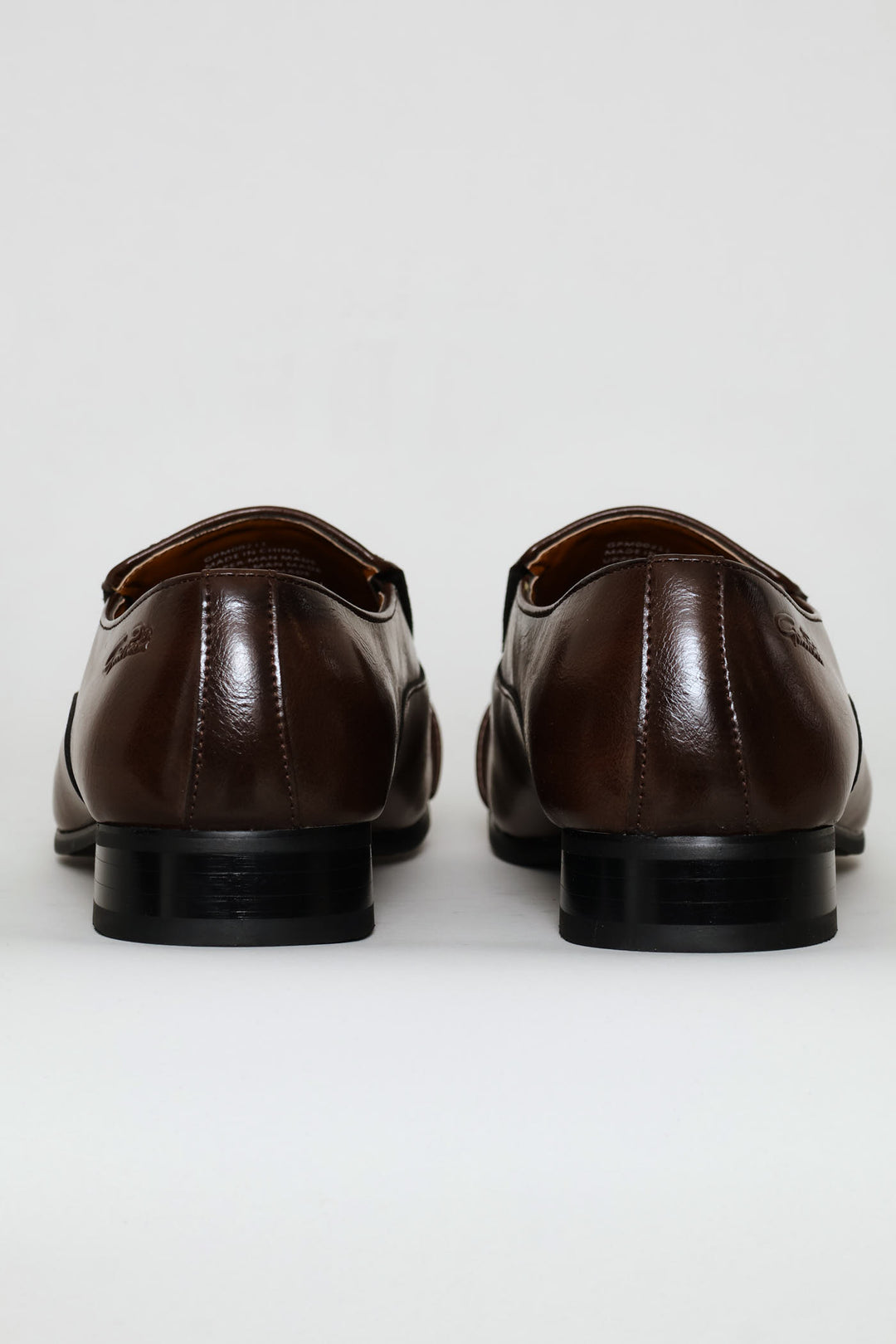 Slip On Smart Shoe With Toe Cap - Brown
