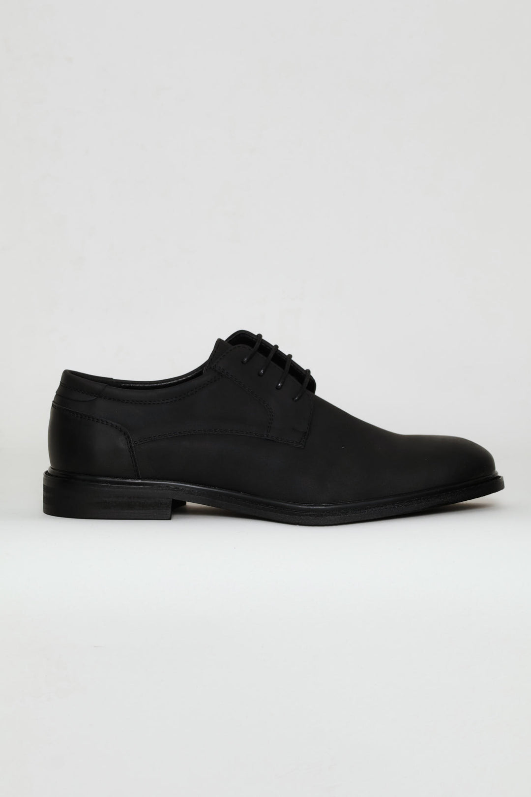 Smart Casual Lace Up Derby Shoe - Black