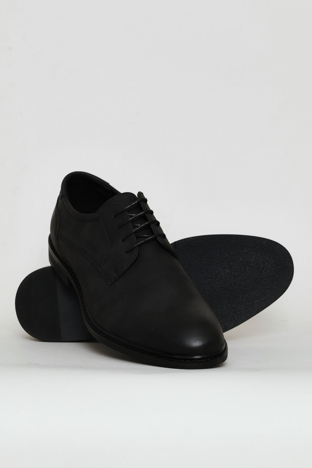 Smart Casual Lace Up Derby Shoe - Black