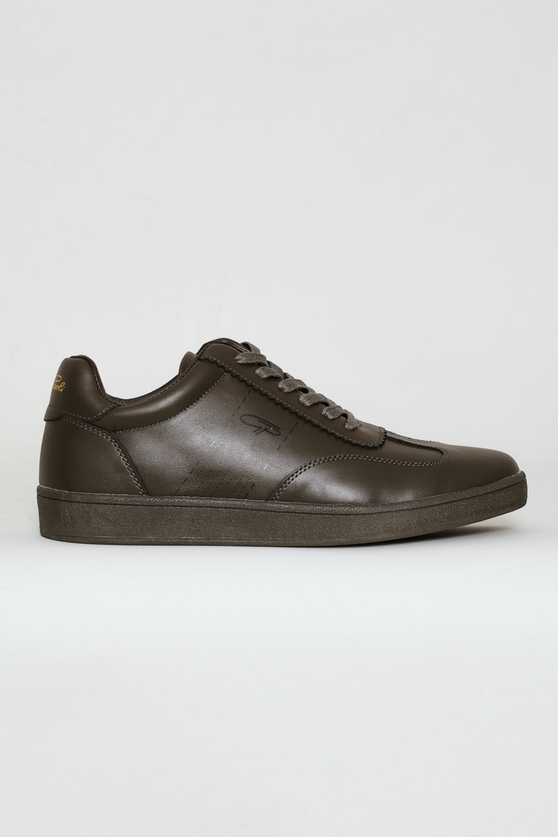 Basic Court Sneaker - Olive