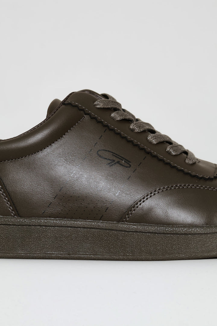 Basic Court Sneaker - Olive