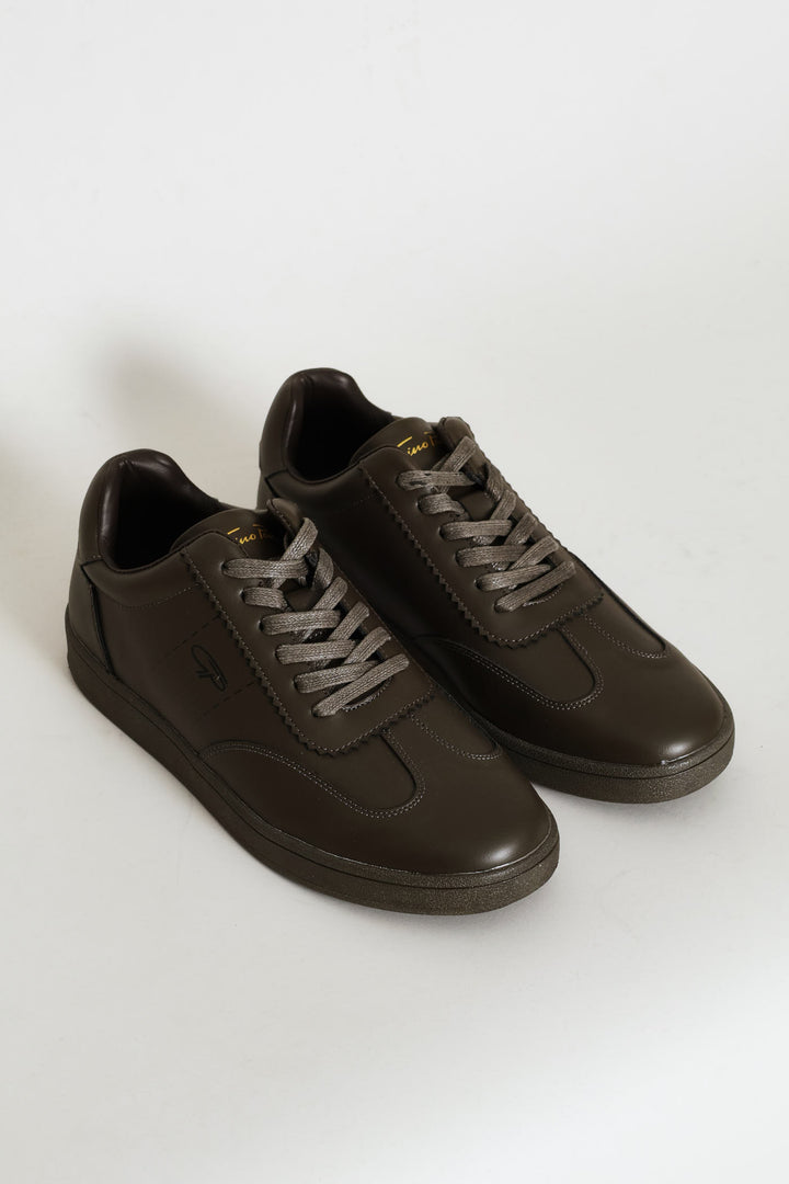 Basic Court Sneaker - Olive