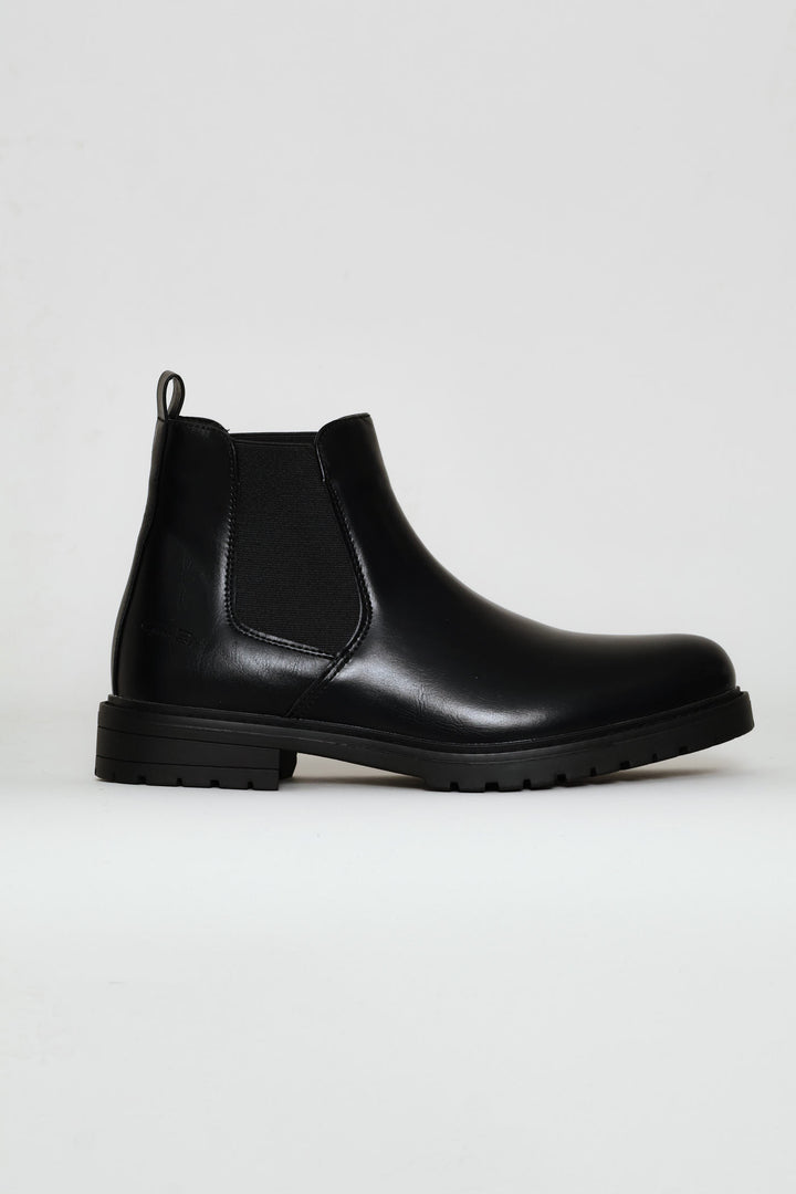 Smart Casual Chelsea Boot - Black
