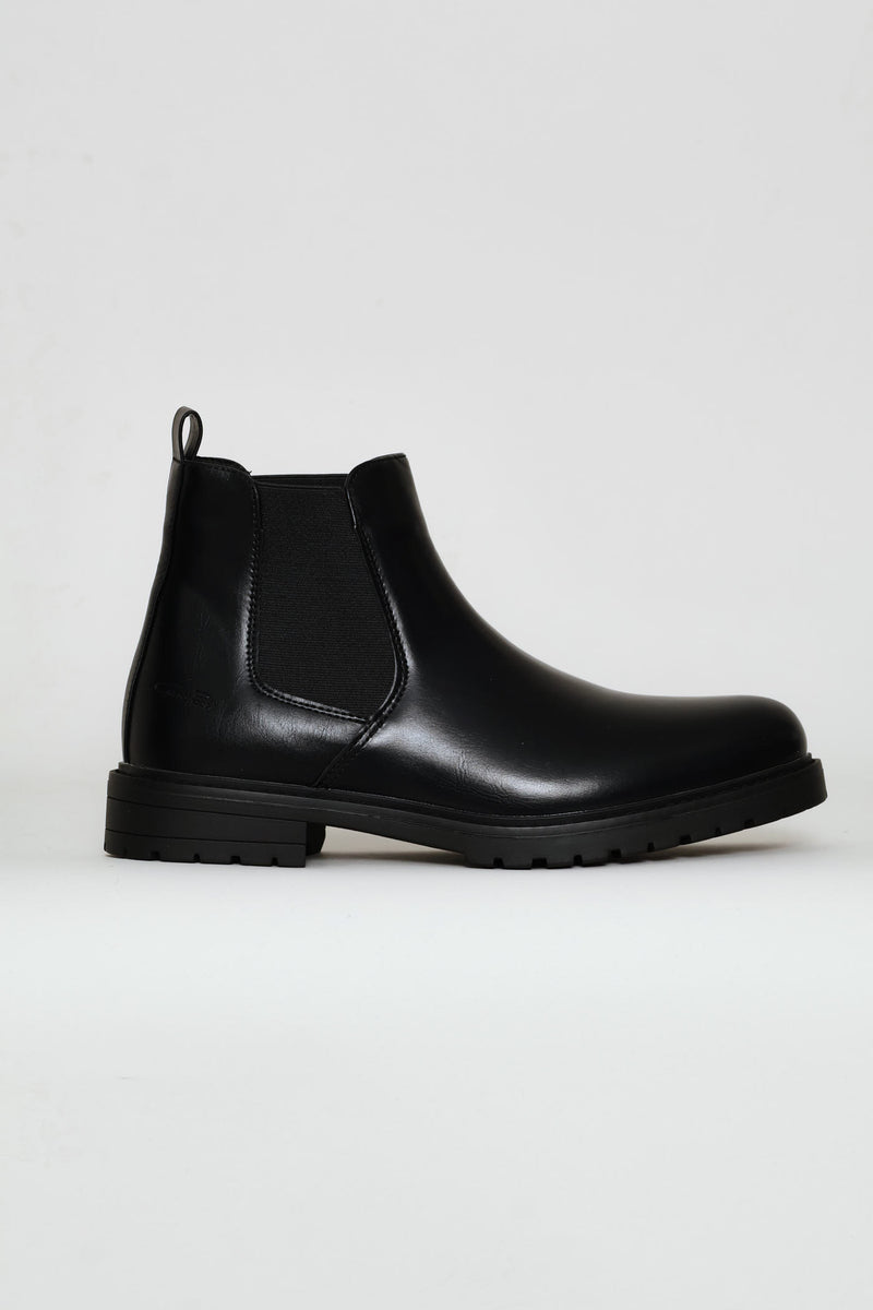 Smart Casual Chelsea Boot - Black