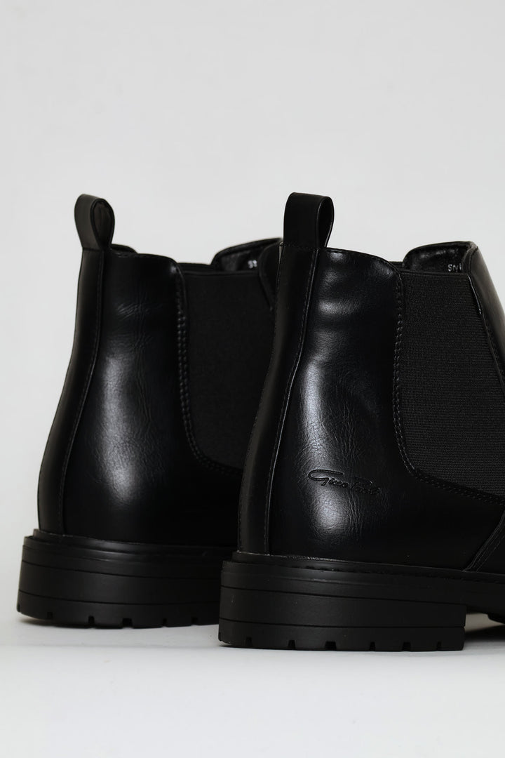 Smart Casual Chelsea Boot - Black
