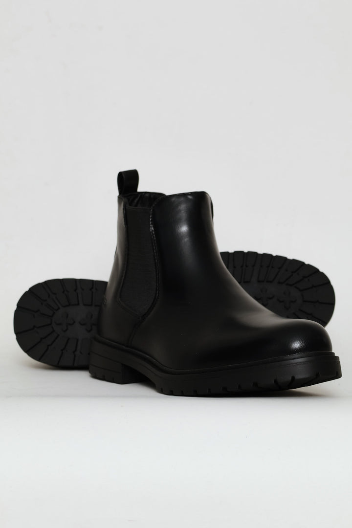 Smart Casual Chelsea Boot - Black