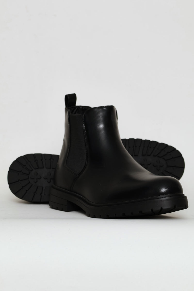 Smart Casual Chelsea Boot - Black