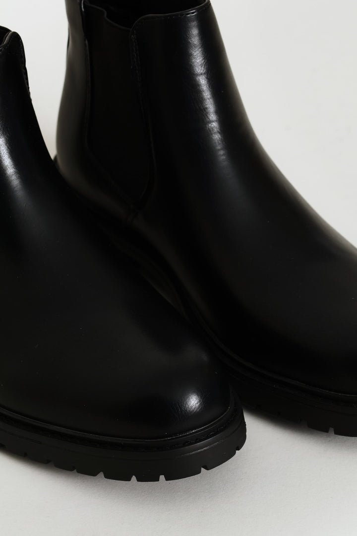 Smart Casual Chelsea Boot - Black