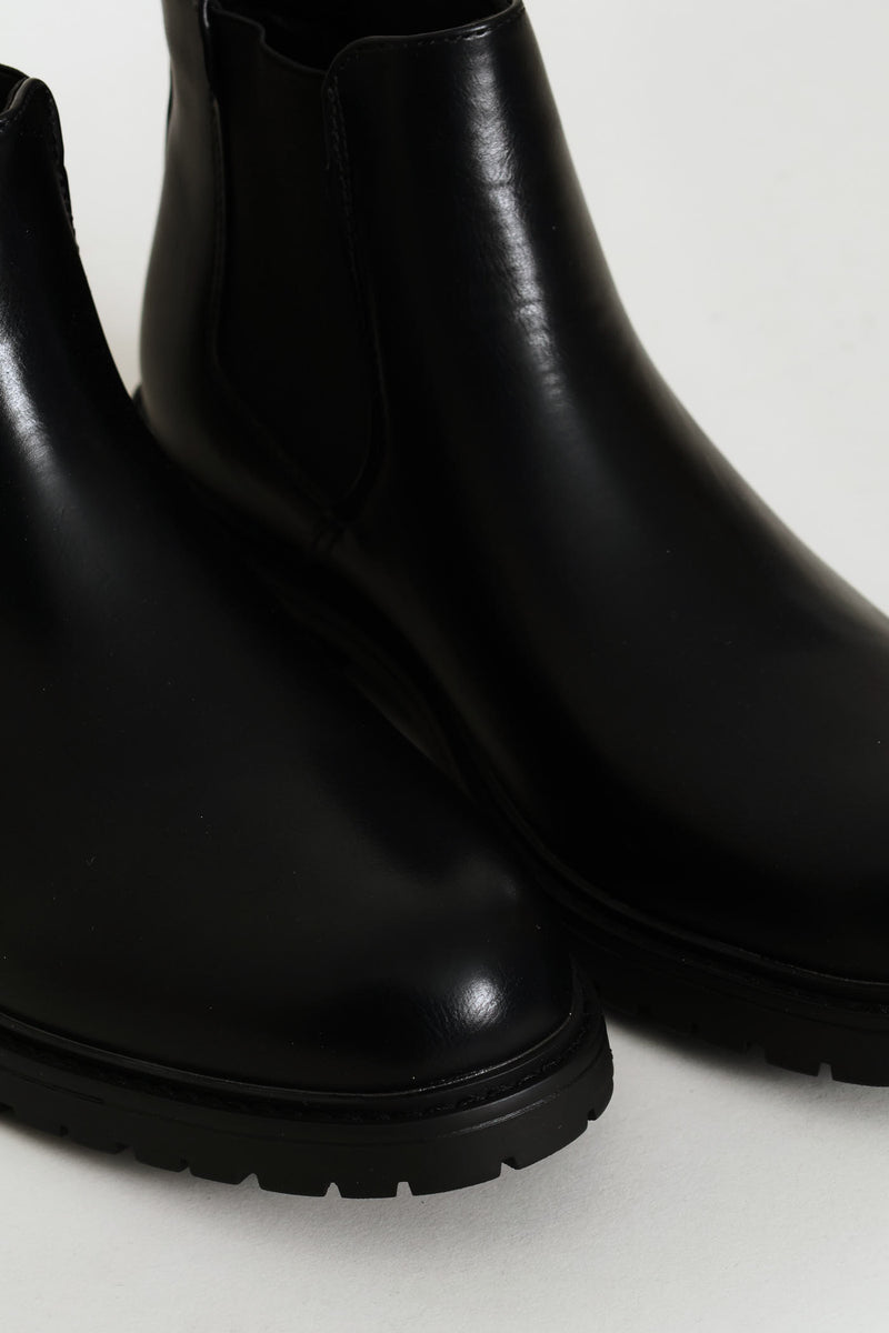 Smart Casual Chelsea Boot - Black