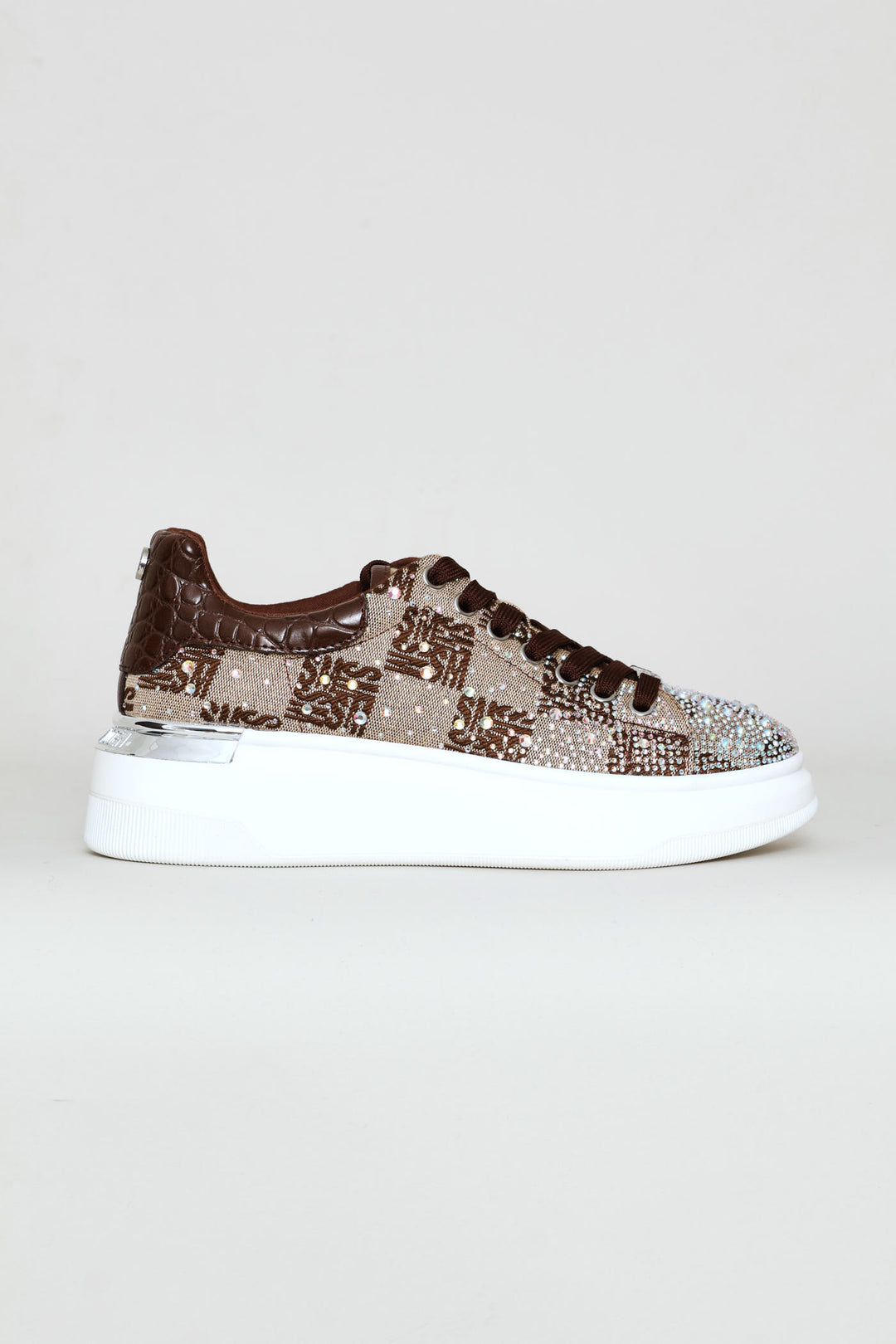 Glider Momgram Sneaker - Brown
