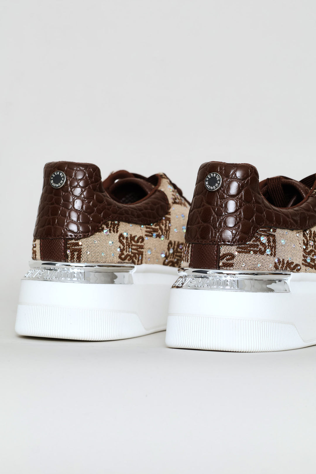 Glider Momgram Sneaker - Brown